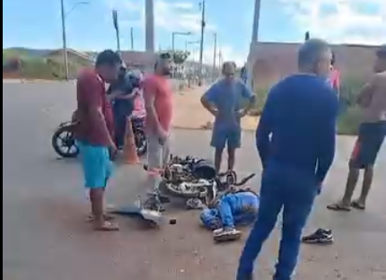 Acidente Grave na Avenida Belém Deixa Motociclista Ferido em Canaã dos Carajás