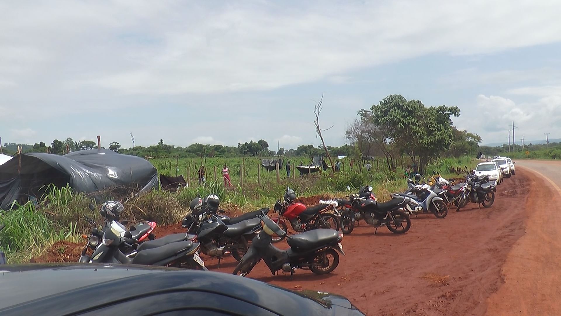 Ocupação em área na estrada à S11D proprietário alega invasão e danos à lavoura